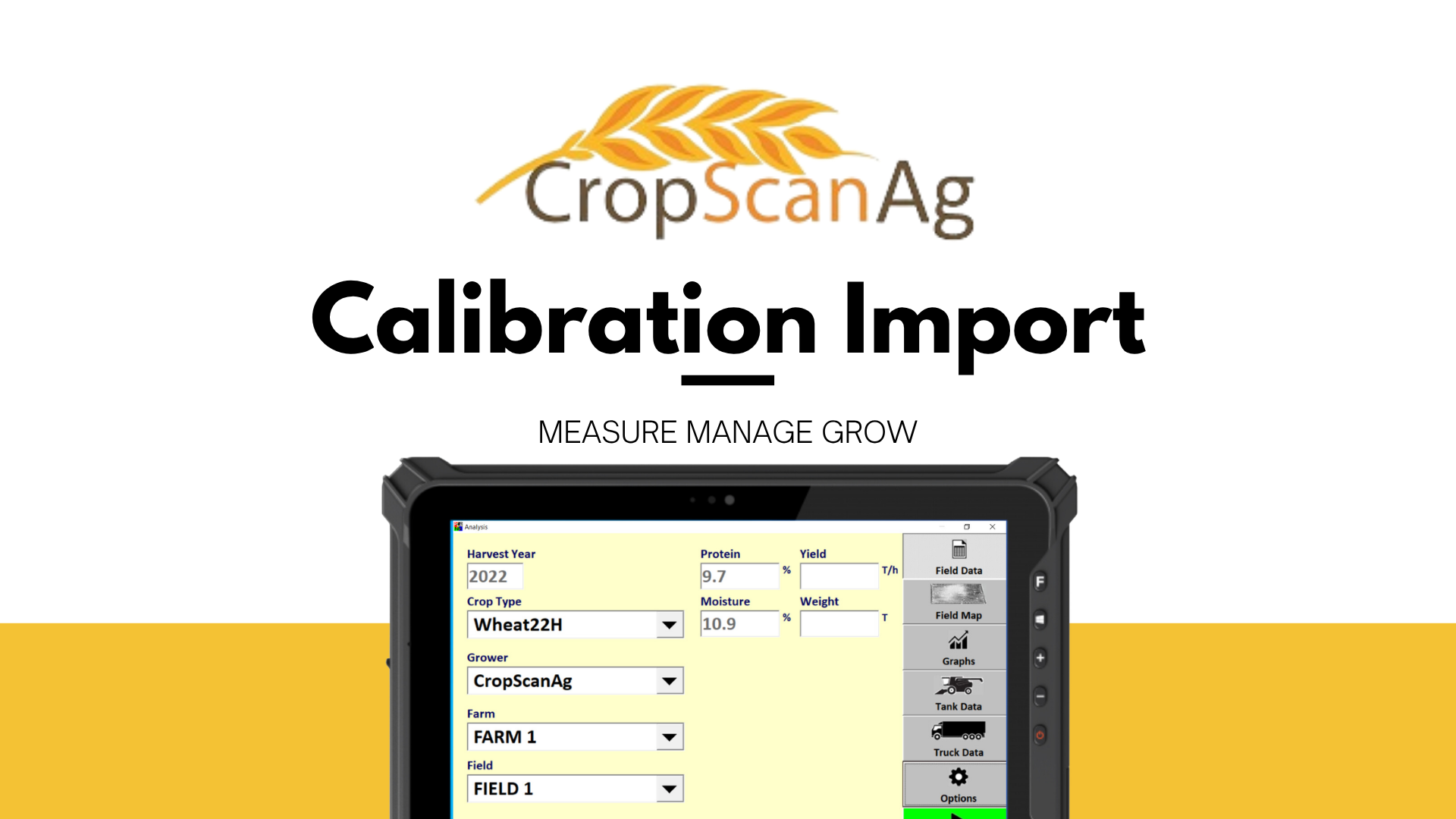 3300H Calibration Import CropScan 3300H Calibration Import Tutorial