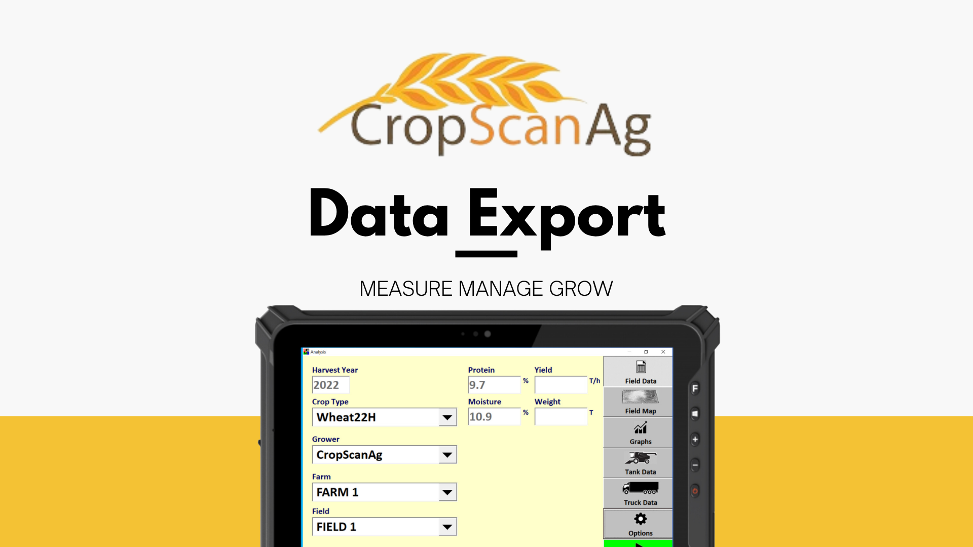 3300H Data Export CropScan 3300H Data Export Tutorial