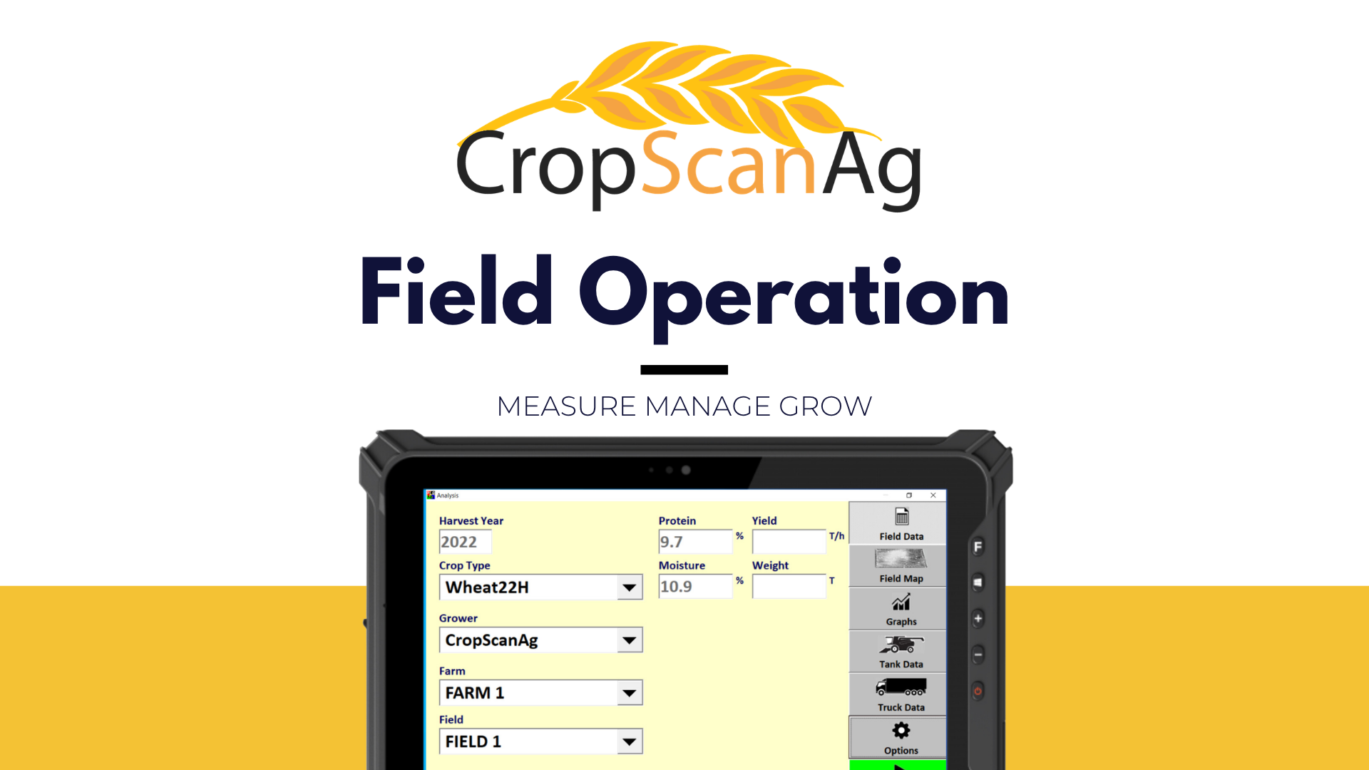 3300H Field Operation CropScan 3300H Field Operation Tutorial