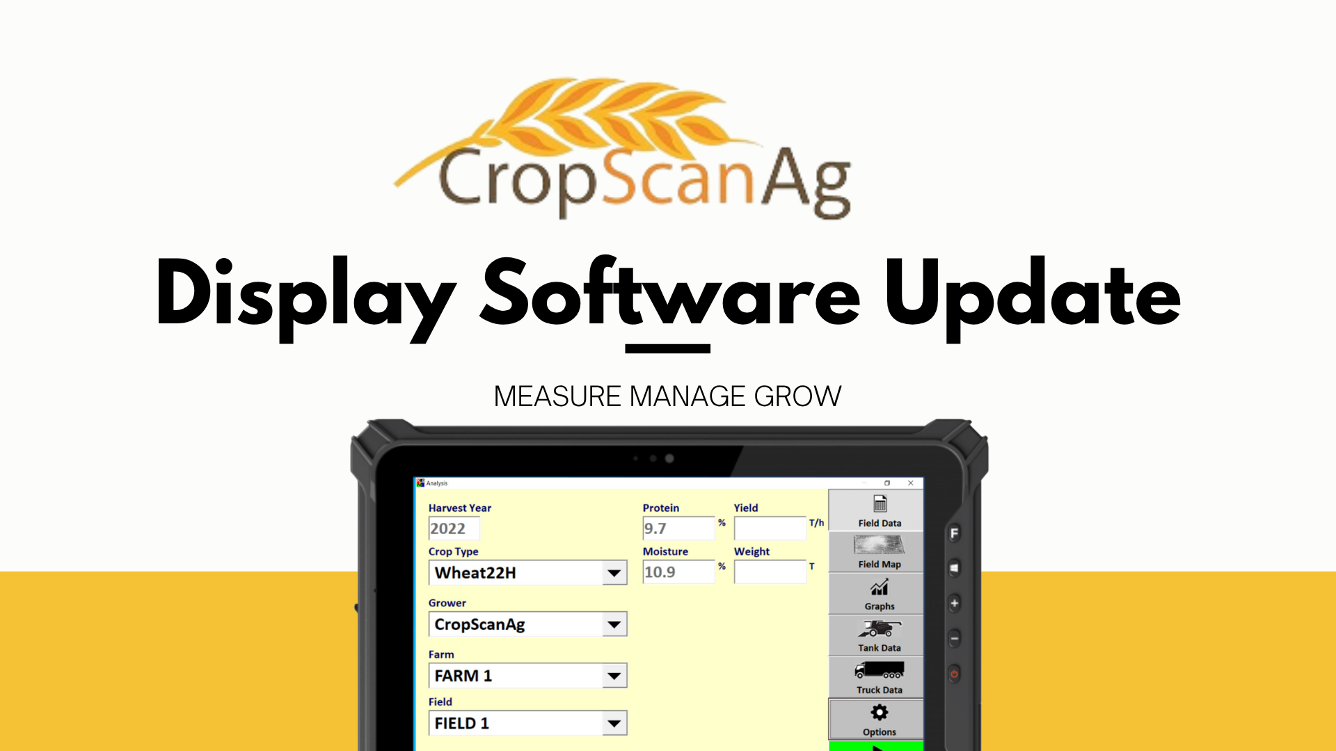 CropScan 33000H Software Update CropScan 3300H Software Update Tutorial